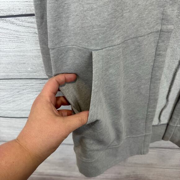 Life is Good Women's Heather Gray Beyond Hip Hooded Lounge Cardigan Size Small - Picture 3 of 10